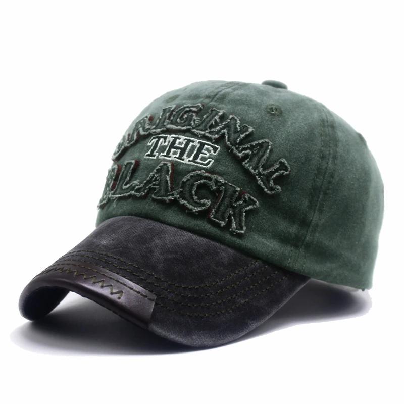 Unisex Vintage Baseball Cap Cotton Hats For Men Women Black Letter Embroidery Cap Outdoor Sports Cap Dropshipping