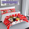3pcs Kappa Alpha Psi pattern bedding set duvet cover set includes duvet cover &pillowcases, perfect all season bedroom decoration & gift