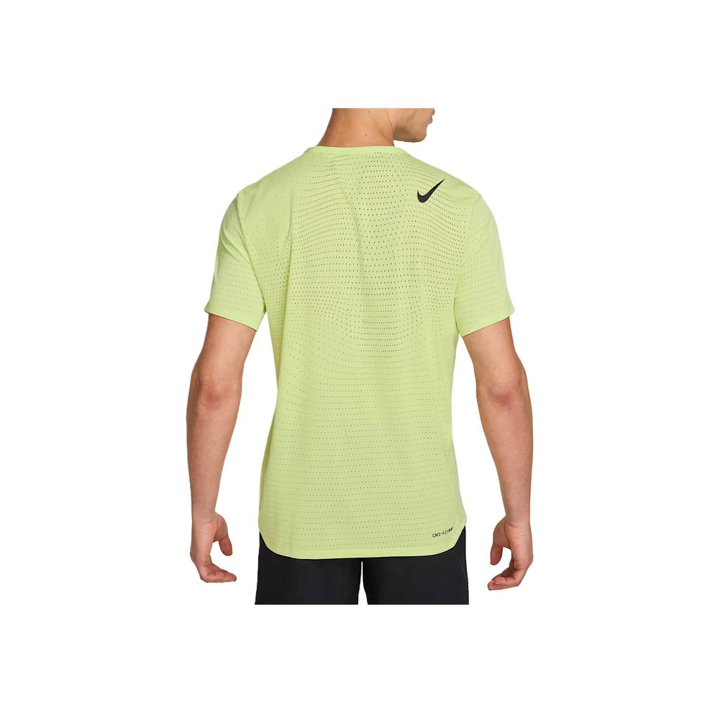 Nike Aeroswift Dri-Fit Adv Comfortable Stylish Simple Short Sleeve T-Shirt Men Tops Yellow HJ3377-736