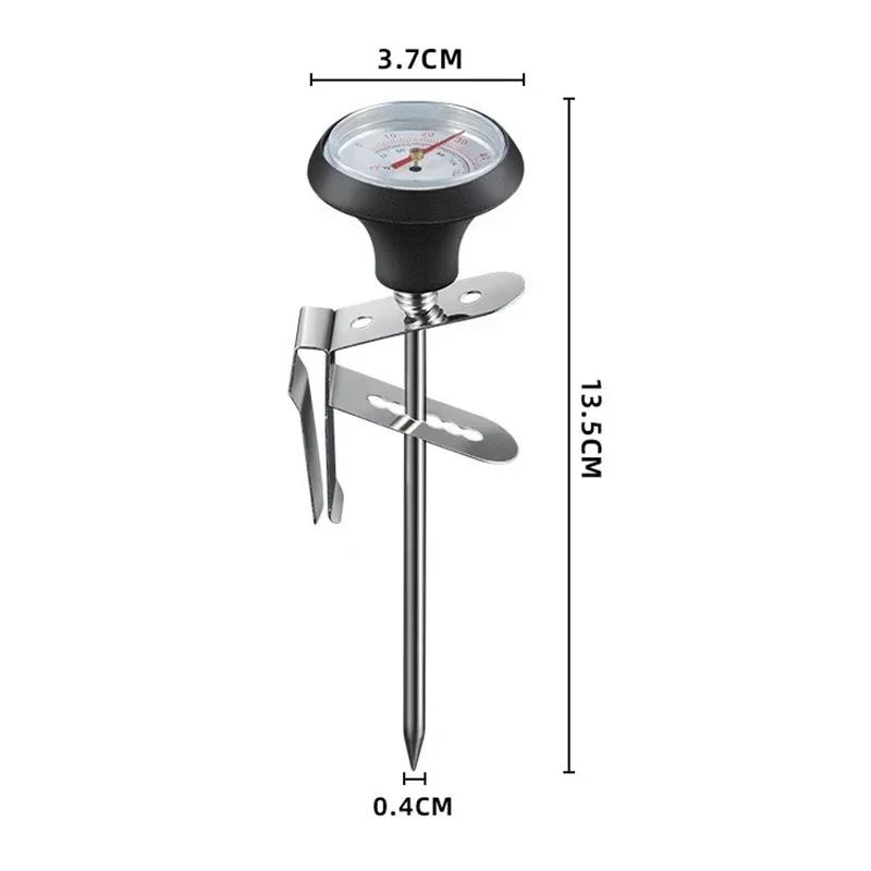 2025 Stainless Steel Coffee Thermometer - Digital Probe 0-100℃ , ±0.5℃ High Accuracy for Espresso/Milk Frothing/Homebrew
