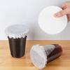 500 Pcs Disposable Drink Leak Proof Paper Splash Proof Coffee Paper Lids Cup Sealing Films  Beverage