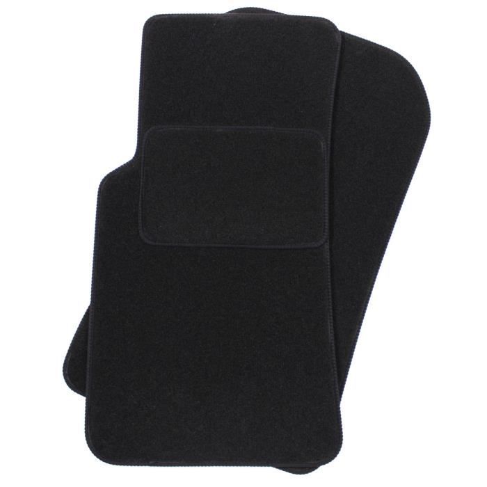 Tapis de sol - Mazda - Miata MX-5 - Velours noir - Ajustement précis - Renforcé pédale