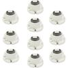 WLJH 10x White T3 Led Neo Wedge trument Dash Light Dashboard A/C Climate Control Bulb For Honda Civic Odyssey 2001-2010