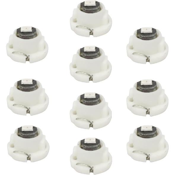 WLJH 10x White T3 Led Neo Wedge trument Dash Light Dashboard A/C Climate Control Bulb For Honda Civic Odyssey 2001-2010