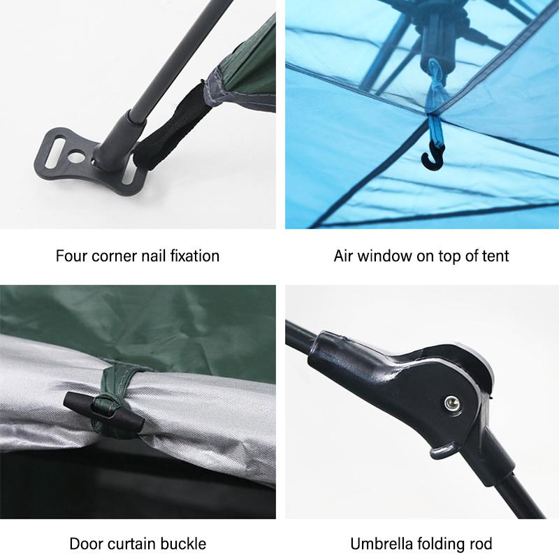 8 Persons Waterproof Big Family Camping Folding Stretch Tents For Events