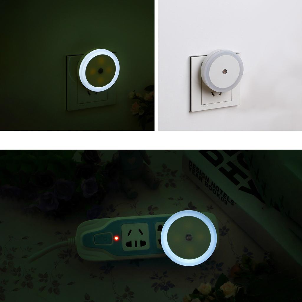 Led Plug-in Small Night Light With Intelligent Is Suitable For Children's Adult Bedroom Home Decoration Lamp
