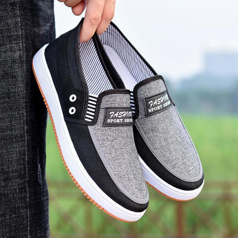 New G Cloth Shoes Men's Shoes Spring and Autumn Canvas Shoes Men's Casual Shoes Comfortable and Lightweight Board Shoes Non-slip
