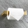 Brushed Gold Paper Holder 304 Stainless Steel Creative Black Sliver Kithcen Toilet Paper Towel Shelf  Hanging WC Tissue Holder