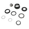 Bike Headset Bike Fork Bowls Set Aluminum Alloy Bike Front Fork Stem Headset for 49.7mm Straight Steerer Frame