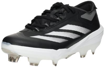 Adidas adizero Impact TPU BSB Baseball Unisex Core Grey Four Größe cm Stollen, Erwachsener, MCT62, Schwarz/Footwear White/Team (IH3467), 25,0