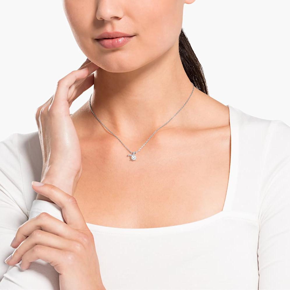 Swarovski Zodiac II Taurus Alloy Imitation Crystal Necklace Women necklace Silver 5556905