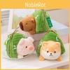 Zongzi Festivals Capybara Cartoon Keychain Stuffed Animal Doll Plush Toy Gift