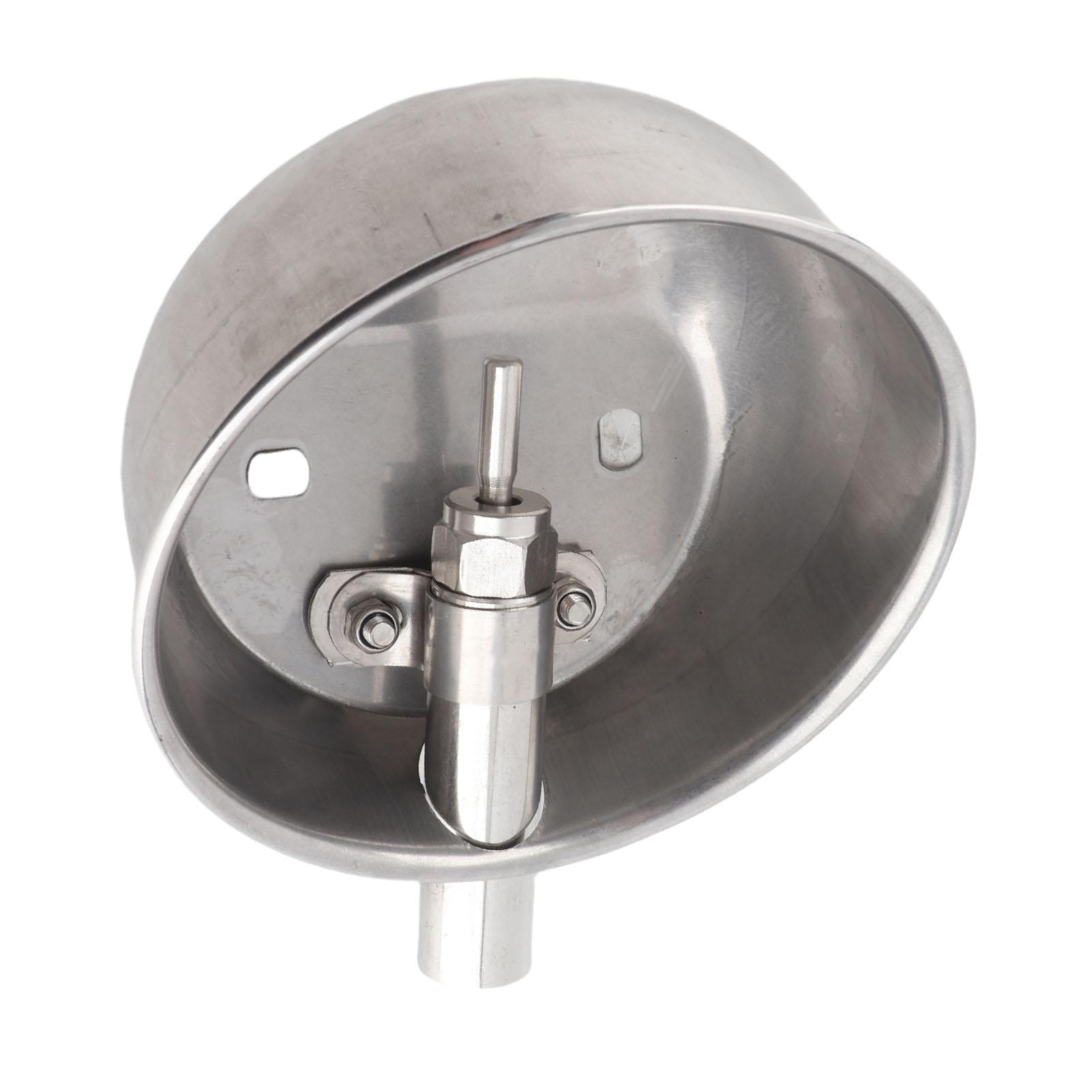 

Автоматическая поилка для свиней Утолщенная кормушка для воды для скота Нержавеющая сталь Чаша для питья воды для коров Диспенсер для воды M 15x8см M