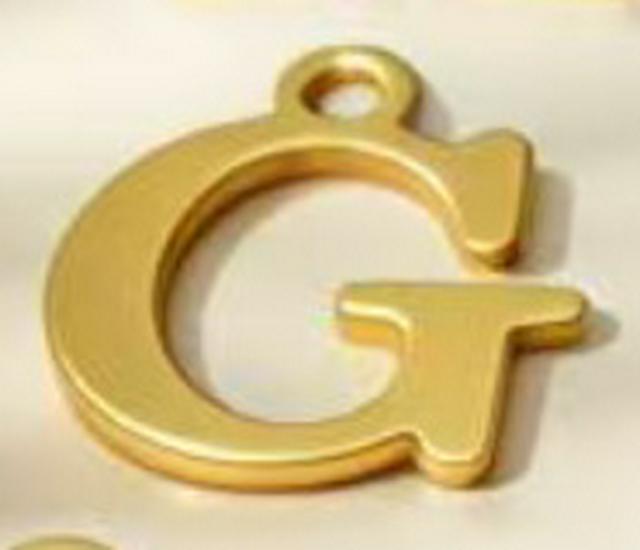 DIY Jewelry Accessories: 26 Alphabet Titanium Steel Pendants for Bracelets, Necklaces, Handmade Charms