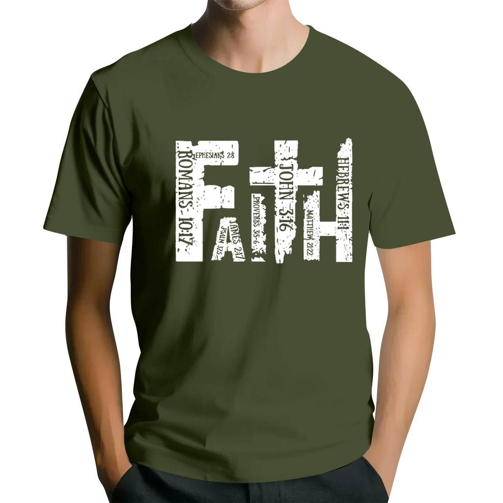 Men's  Popular T,shirt Printed Round Neck Short Sleeve T,shirt