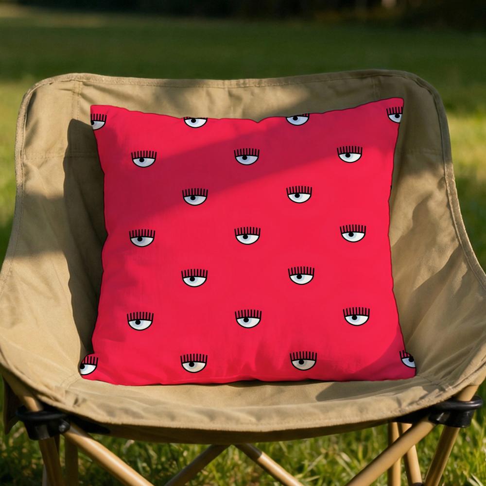 Hot Eyes CChiaraS Cushion Cover Soft Reversible  Durable Pillow Cover  MultiScene Use for Home  Car Daily Comfort