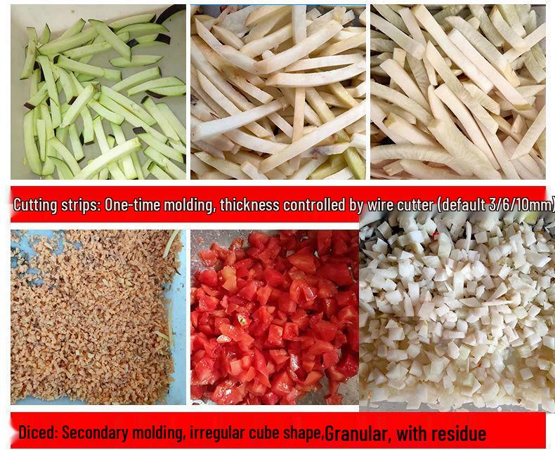 Electric Vegetable Slicer & Shredder for Radish, Sweet Potato, and Ginger