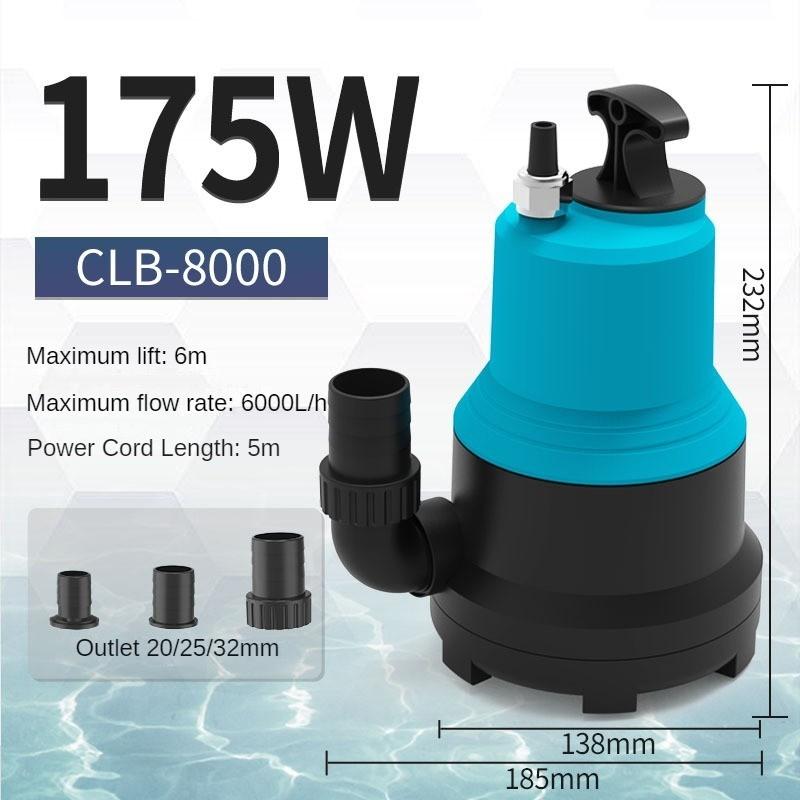 Large Flow Variable Frequency Submersible Pump Aquarium Specific Vertical Pump Fish Pond Silent Pumping Pump