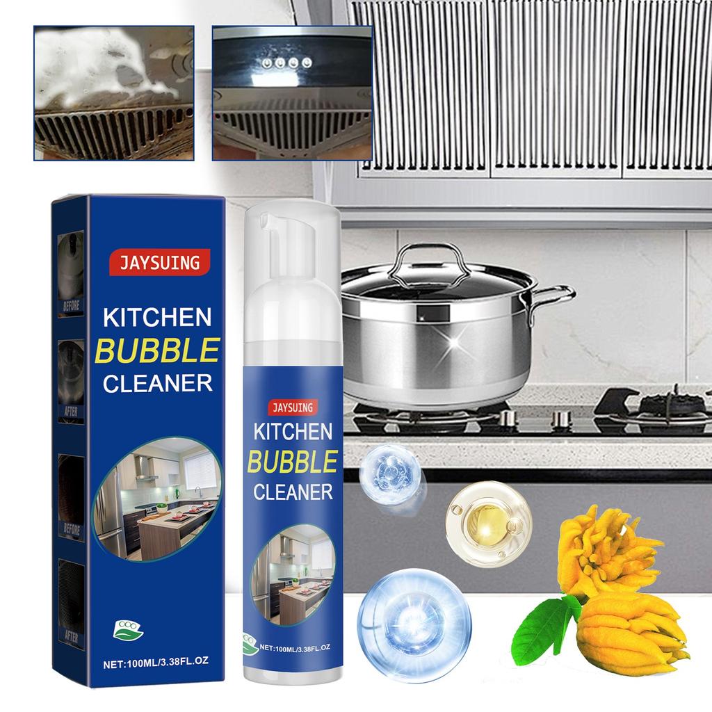 Küchenreinigungsschaum Multifunktionswaschmittel Spezialschaumreiniger Ölfleckenreiniger Ölflecken Maschinenreinigungsschaum Reinigungsmittel 100ml