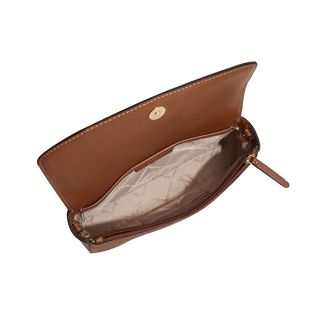 Michael Kors Classic Leather Solid Color Clutch Bag Women Shoulder Bag Brown 30T1GZYC3L-LUGGAGE
