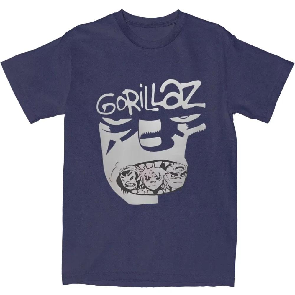 

Unisexs Women TShirt Music Band Gorillaz TShirts Fashion Beach Tee Shirt Vintage Print Cotton Oversized Tops Plus Size 3XL 4XL