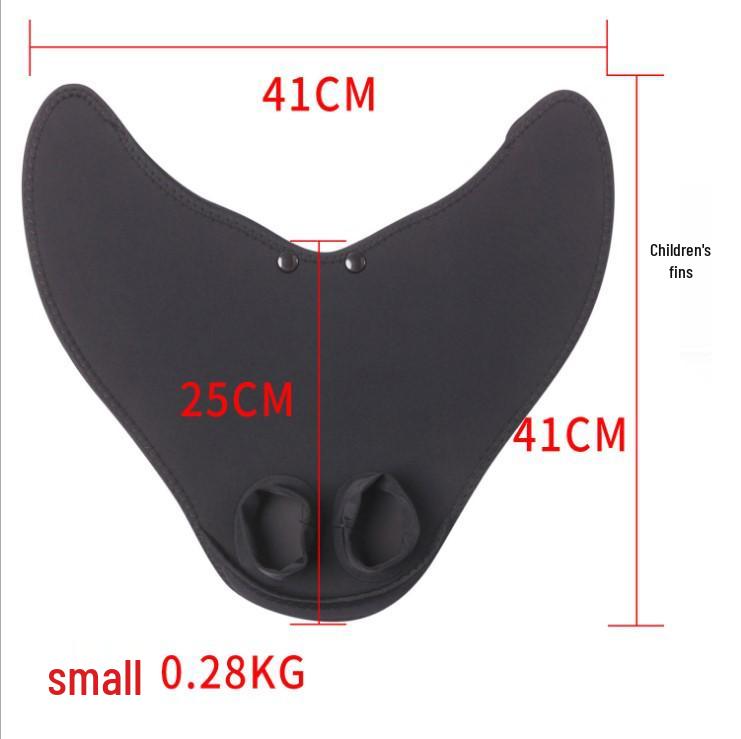 Adult & Kids Mermaid Monofin Swimming Equipment with Single & Double Fins