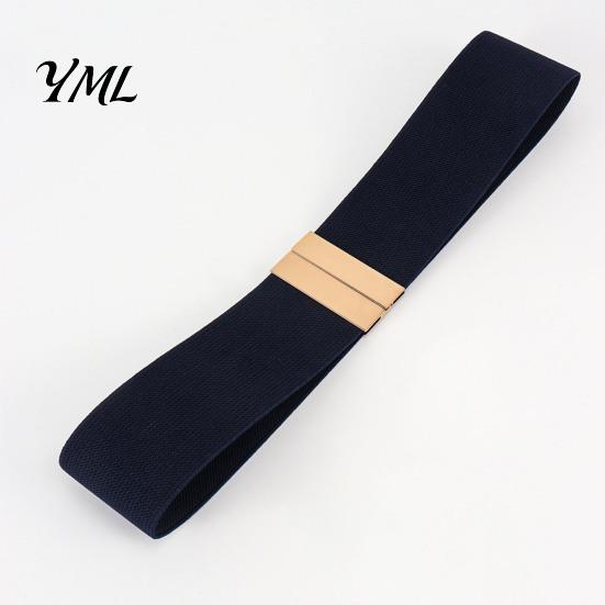 High Quality Elastic Belt Wide Waist Belt, Adjustable Stretchy with Metal for Women Square Buckle, Stylish Slimming Waistband Dresses And Jeans Casual