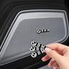 2/4 Pièces 3D Aluminium Haut-parleur Audio de Voiture Décorer Badge Autocollant Pour BMW E36 E46 E90 E60 E39 F30 F10 F20 X5 E70 E53 G30 E91