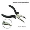 6" & 8" Bent Nose Pliers: Toothed Jaw for Nail Pulling & Object Retrieval, Crucible-Ready with Pointed Head.