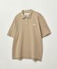 Seteo Basic Pique Polo Short Sleeve T-Shirt Beige