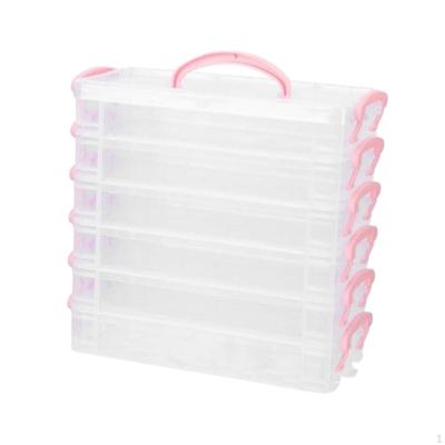 Marker Pen Caseta de transport Penie pentru vopsea Markere de schiță Organizator colorat Transparent