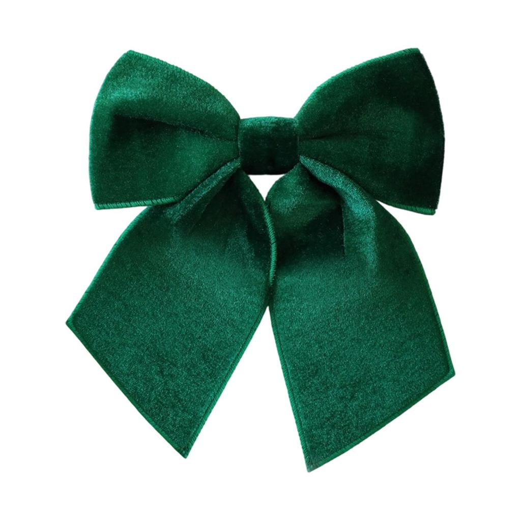 Christmas Bow Flannel Velvet Large Party Decoration Ornament Tree Topper for Xmas Decorations Wedding Home Room