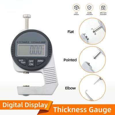 Digital Thickness Gauge Measuring Tools Electronic Thickness Meter Measure Thickness Of Paper Cloth Thin Metal Micrometer 0.01mm