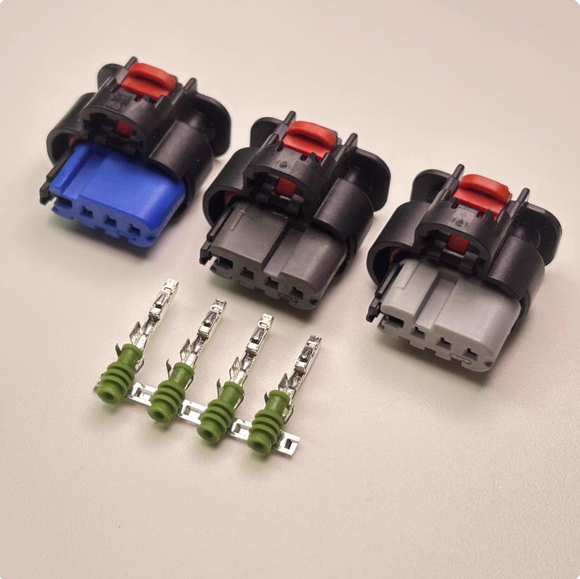4-Pin Automotive Female Socket Wiring Harness Electrical Car Connector Ignition Coil Connector 1-2203773-1/ 1-2203773-2 2P