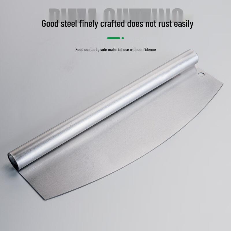 Edelstahl Wiegemesser Pizza- & Gebäckschneider Set