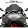 jiningqiuguodianzi Windscreen Windshield Compatible With Kawasaki NINJA ZX6R ZX-6R ZX 6R Ninja 2024 2025 Motorcycle Wind Deflector Double Bubble Wind
