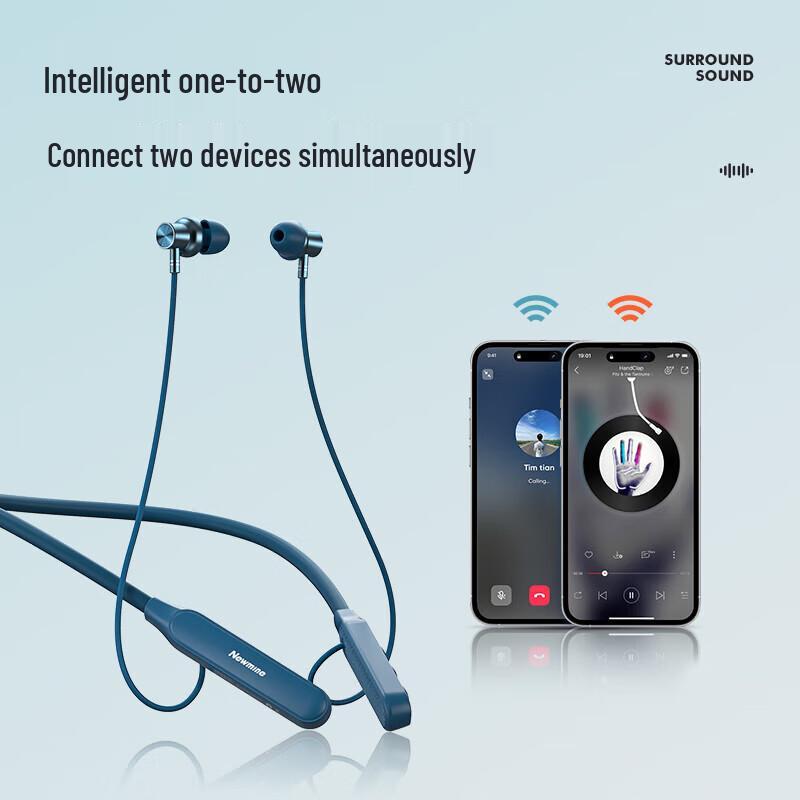 Newsmy C65 Neckband Bluetooth Earphones