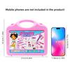 Children's Doctor, Playhouse Toy, Portable Medicine Box Set, Stethoscope, Injection for Girls and Boys