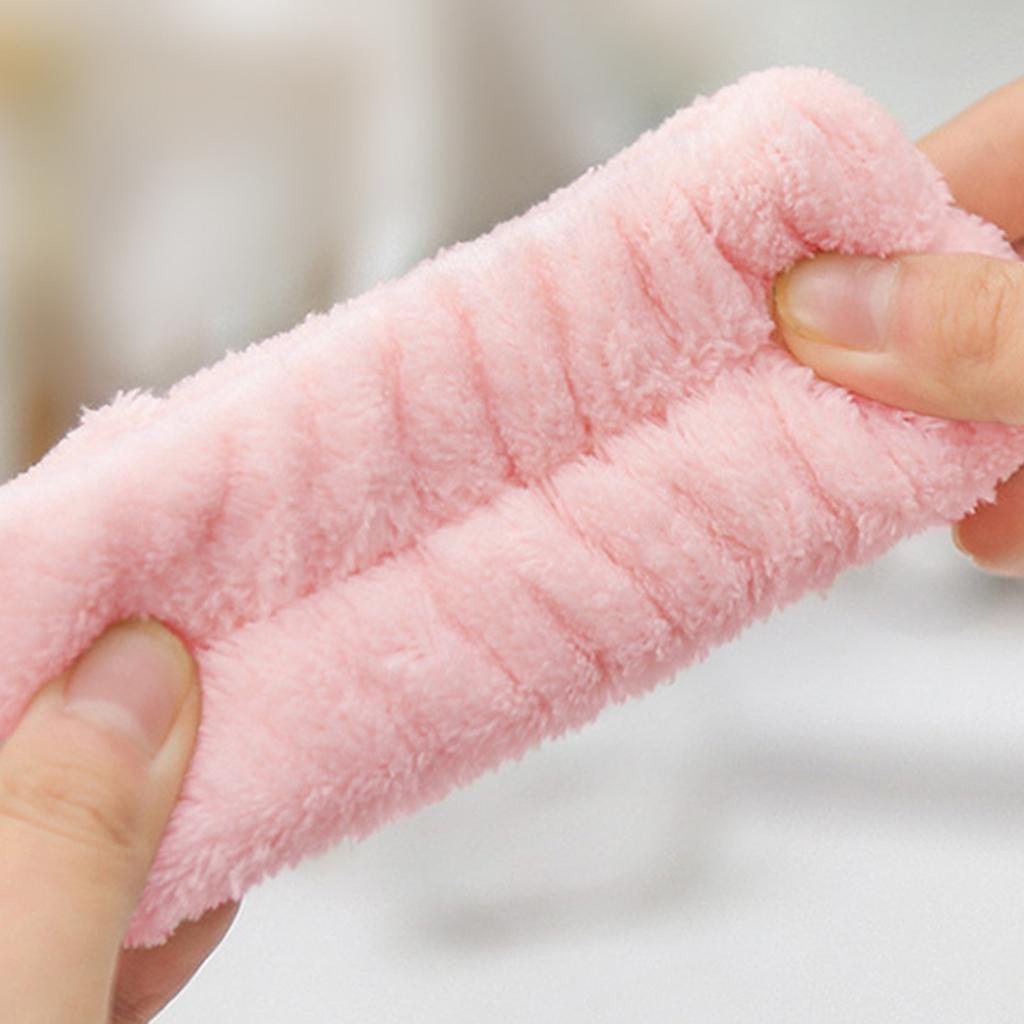 Opaska na nadgarstek do mycia twarzy Super chłonna Mikrofibra Opaska frotte do mycia twarzy w spa Zapobiega rozlewaniu się płynów