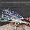 White Egret Tuna Fly LY076 Fishing Lure