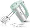 Electric Handheld, 6 Speed & Turbo Electric Mixer,Handheld Mixer with 2 Stainless Steel Whisk and 2 Dough Hook