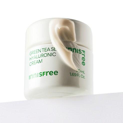 INNISFREE Green Tea Seed Hyaluronic Deep Hydration Cream Intensive Moisturizing Cream 50ml 50ml