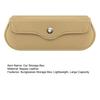 Car Storage Box with Magnetic Snap Closure Organizer Anti-Falling Hook And Loop Installation Container for Sun Visor or Seat Back