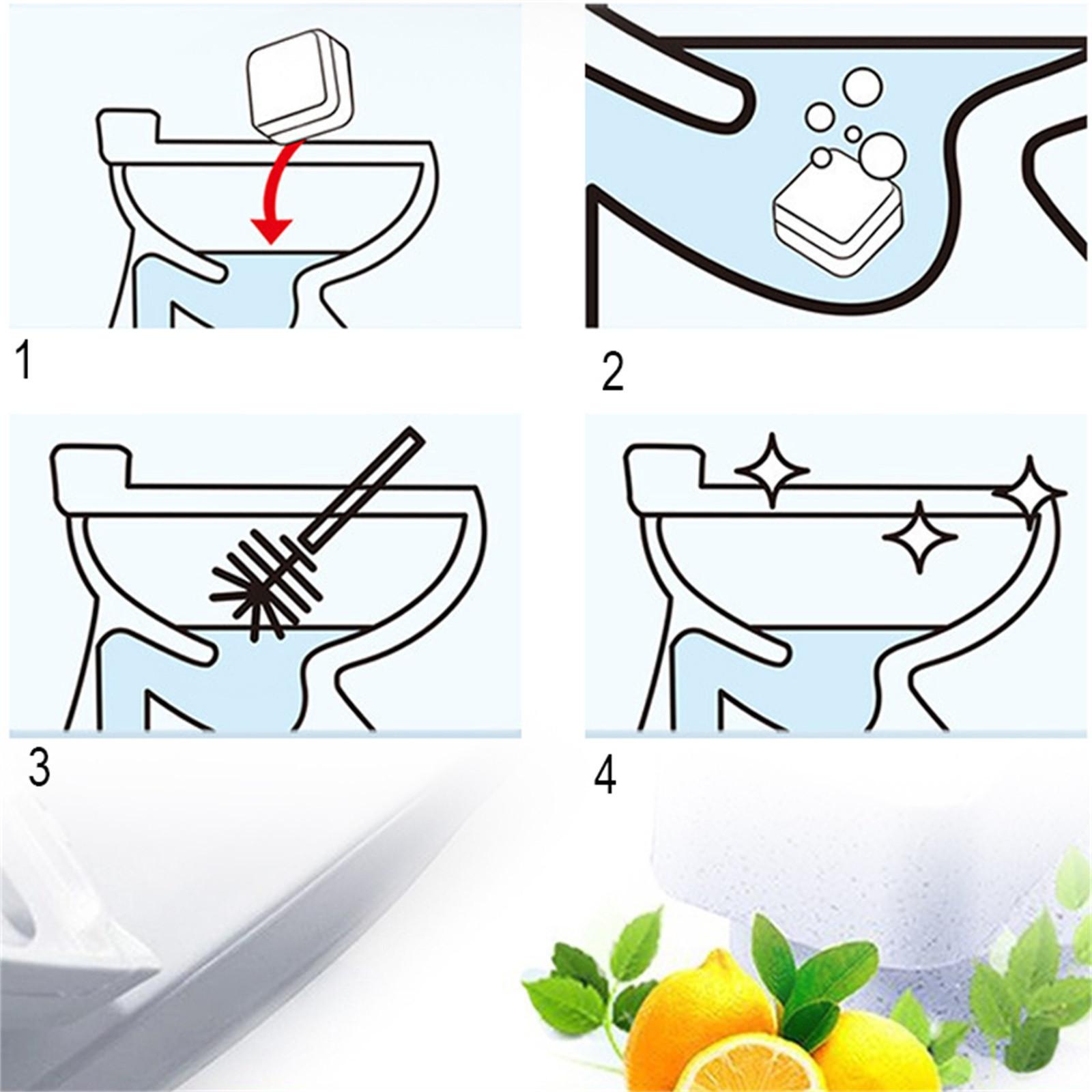 Активный кислородный агент для туалета. Бытовая чистка туалета. Очиститель туалета — фото 3