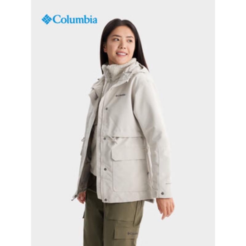 

Columbia Women s 3-in-1 Waterproof Jacket with Fleece Liner L