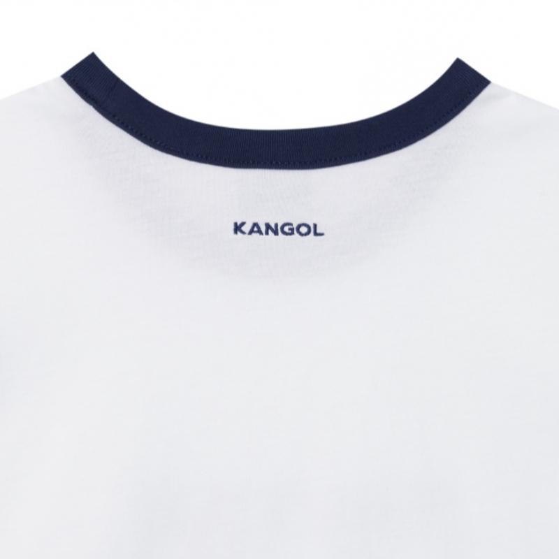 KANGOL Women S Ringer T ShirT 2842 Off whiTe