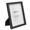 Amazon Basics Photo Frames, Black Rectangular, Compatible with 6-Cut Sizes, Set of 2, 20cm X 25cm & 13cm X 18cm