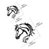 Horse Head Art Sticker Car Stickers Vinyl Decor Decal For Automobile Motorcycle Windows Trucks Bumper Auto Tuning Accessories