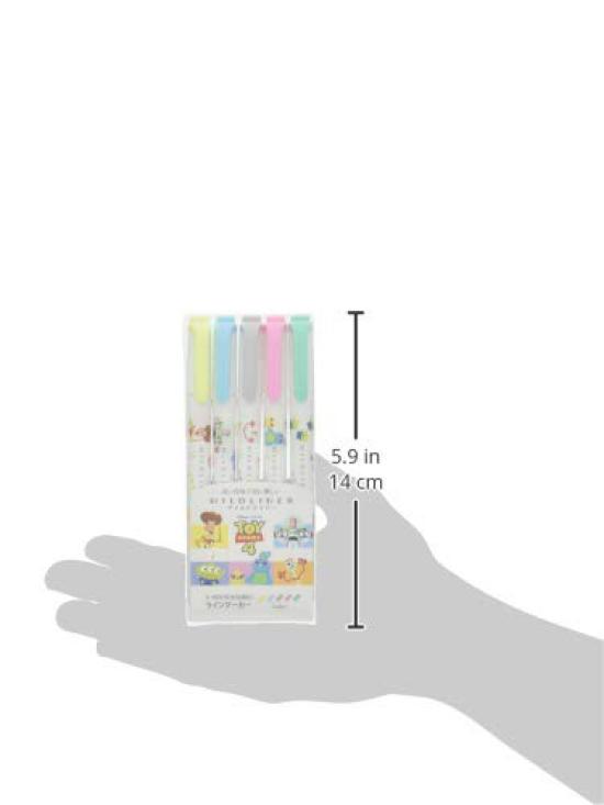 Showa Note Toy Story Highlighter Mildliner Set 927801001 5-Color