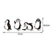 Cute Cartoon Penguins Self-Adhesive Wall Stickers Decal Kids Room Home DIY Decor